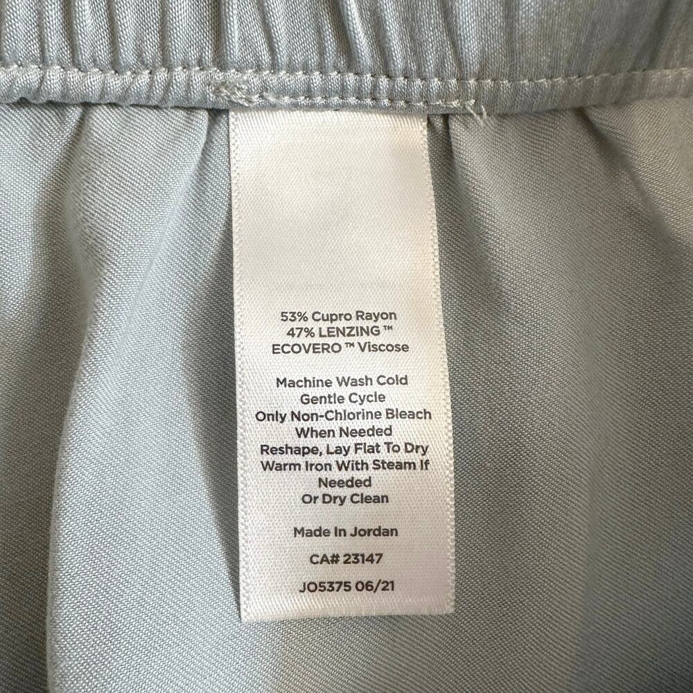 Haven Well Within Satin Wide Leg Pull On Pants Light Blue Small Lounge Silky - Picture 8 of 8